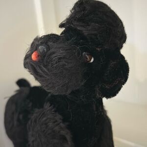 STEIFF Vintage 9” Black Snobby Poodke